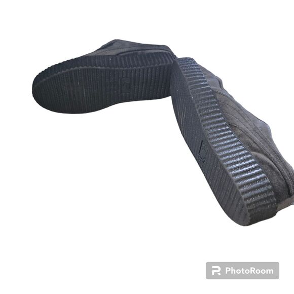 Puma By Rihanan X Fenty Velvet Creepers Platform Grey 364466 03 Womens Size 8.5 - Picture 4 of 4